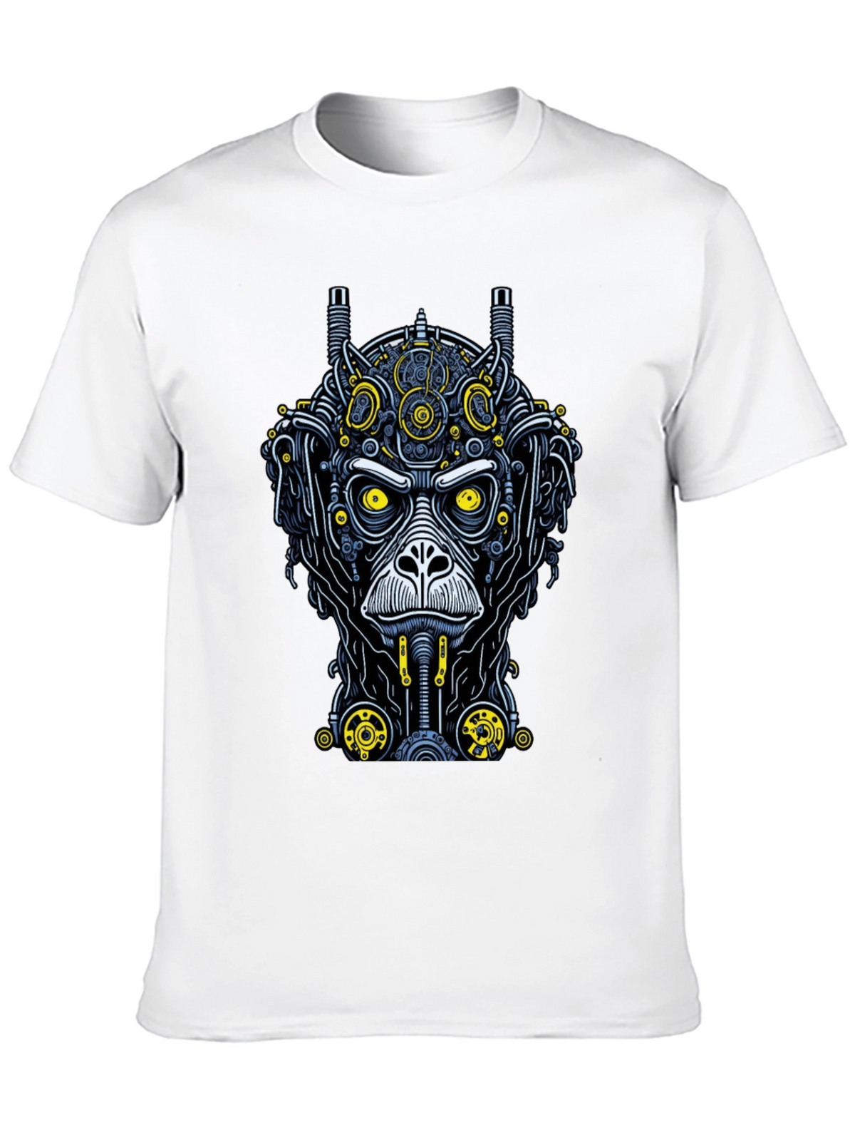 Steampunk Monkey Graphic Tee - Unique Design