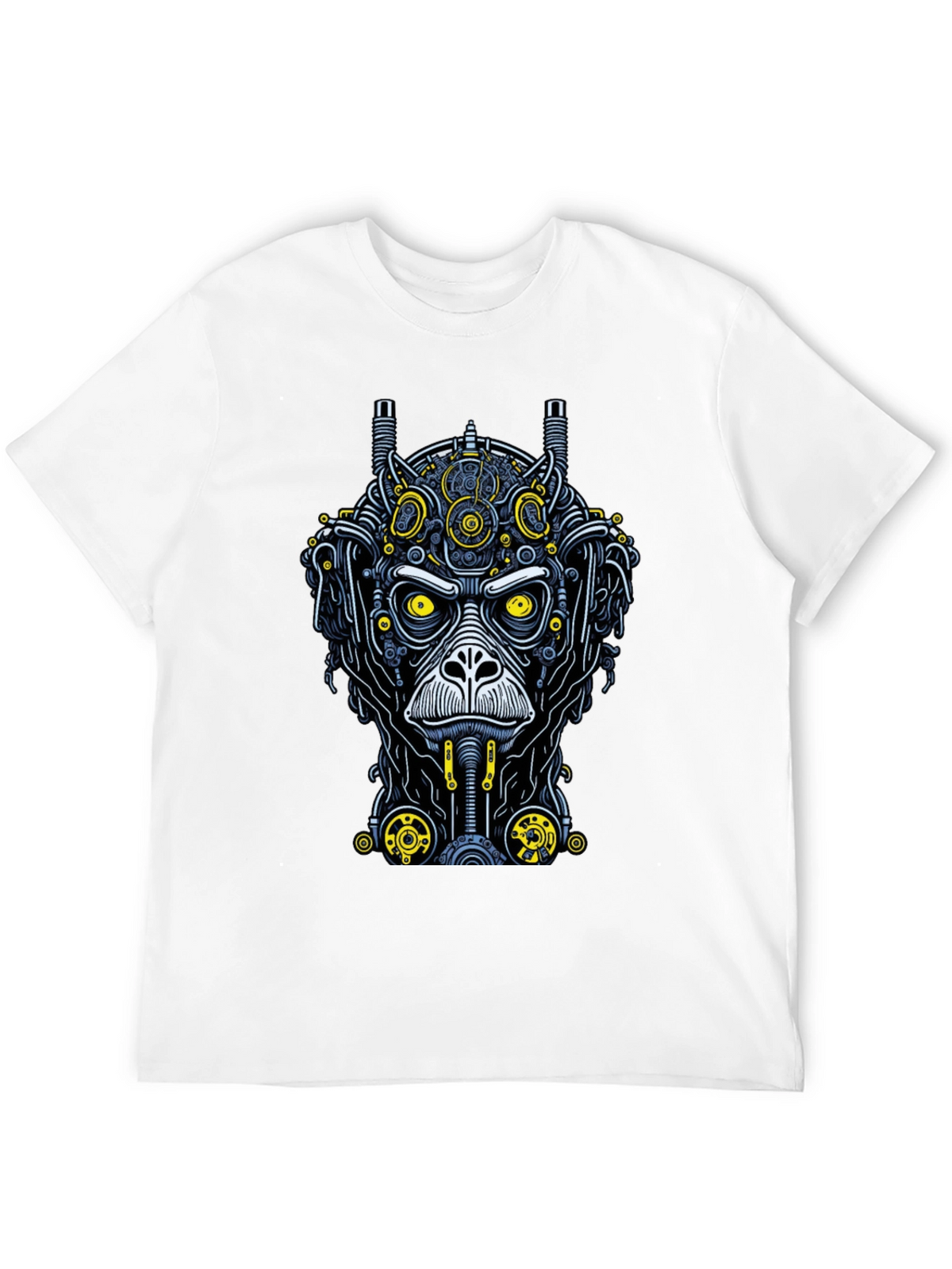 Steampunk Monkey Graphic Tee - Unique Design