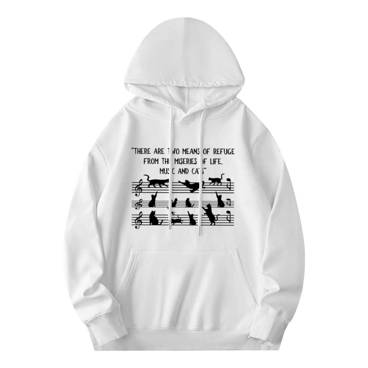 Cat Lover Graphic Hoodie