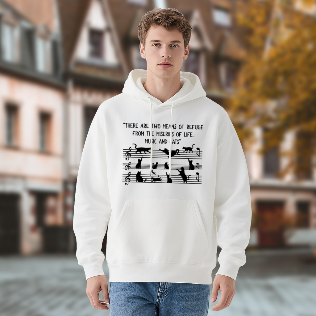 Cat Lover Graphic Hoodie