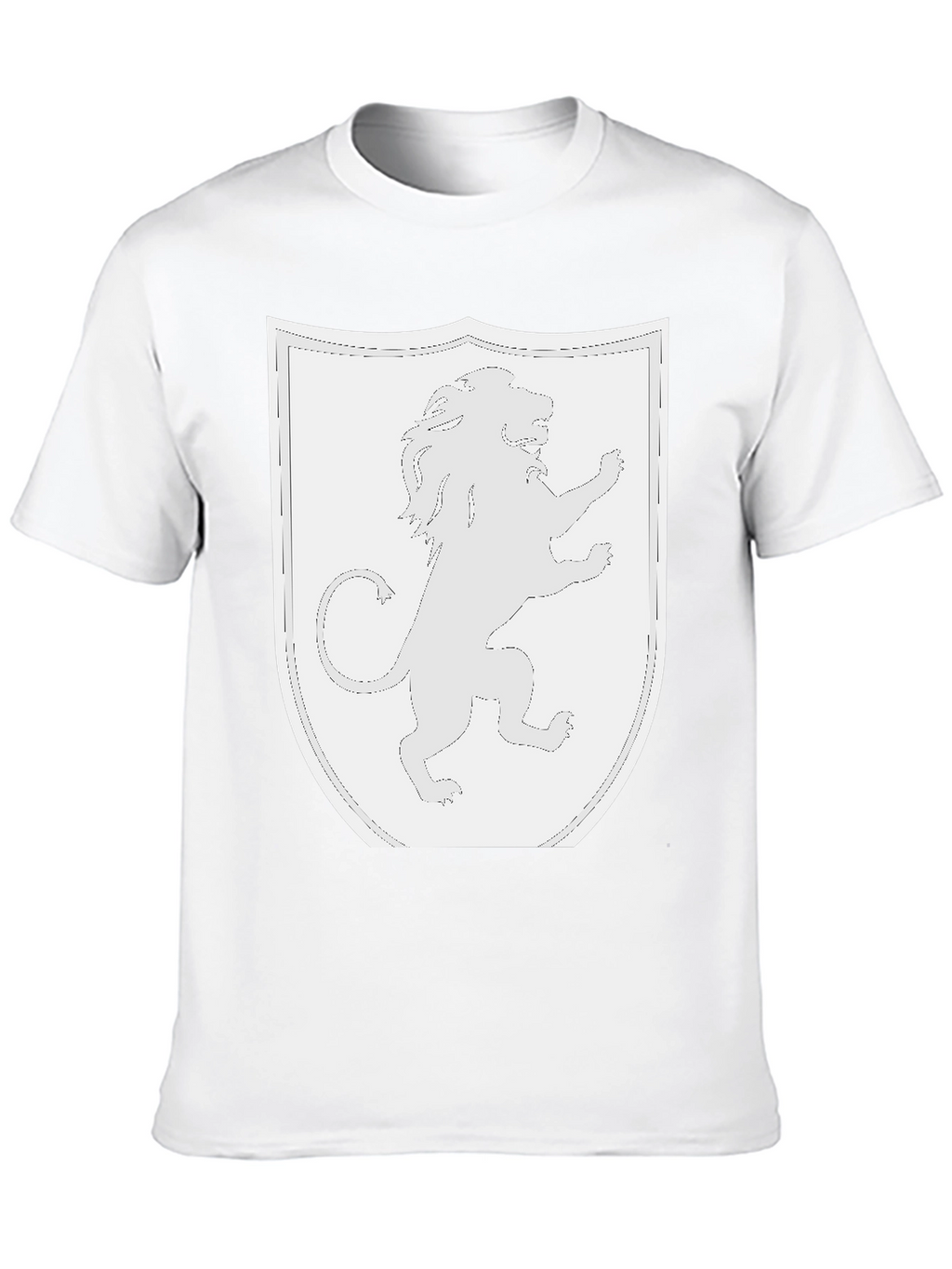Lion Rampant Shield Black T-Shirt
