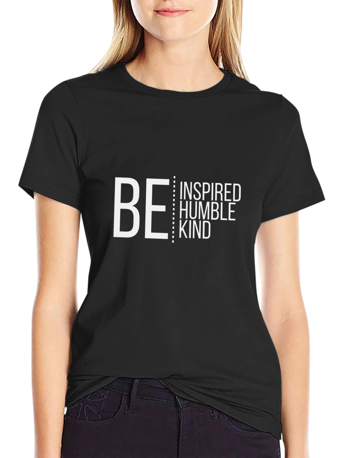 Be Inspired Humble Kind Black T-Shirt