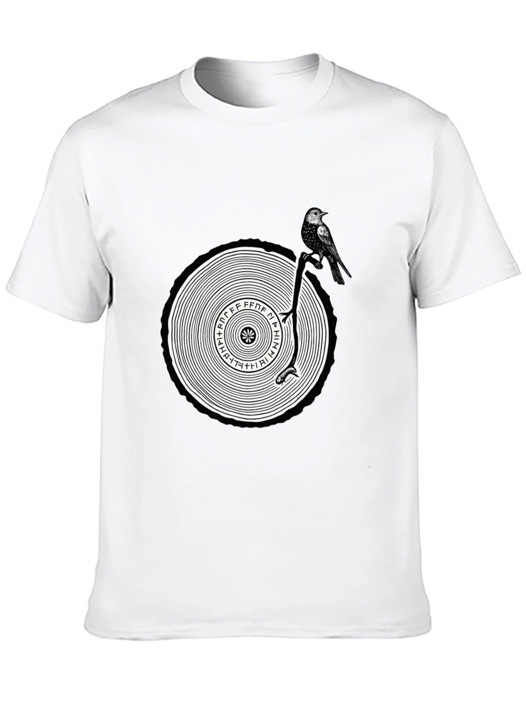Mystic Bird Tree Ring Graphic Tee