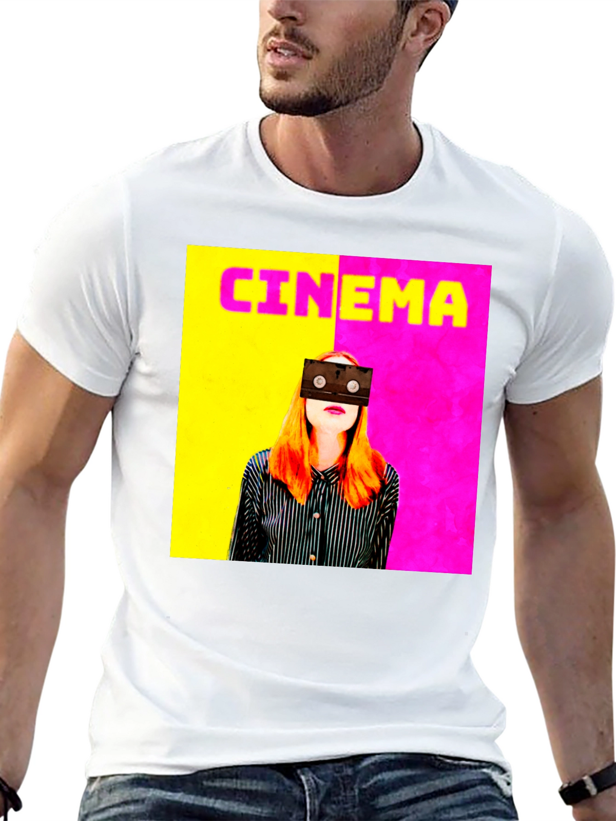 Cinema Graphic Tee - Retro Film T-Shirt