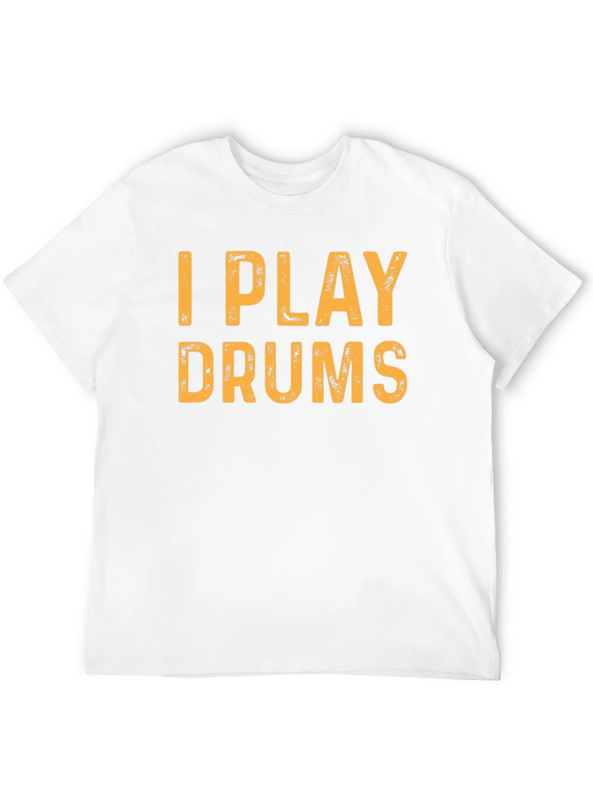 I Play Drums Black T-Shirt