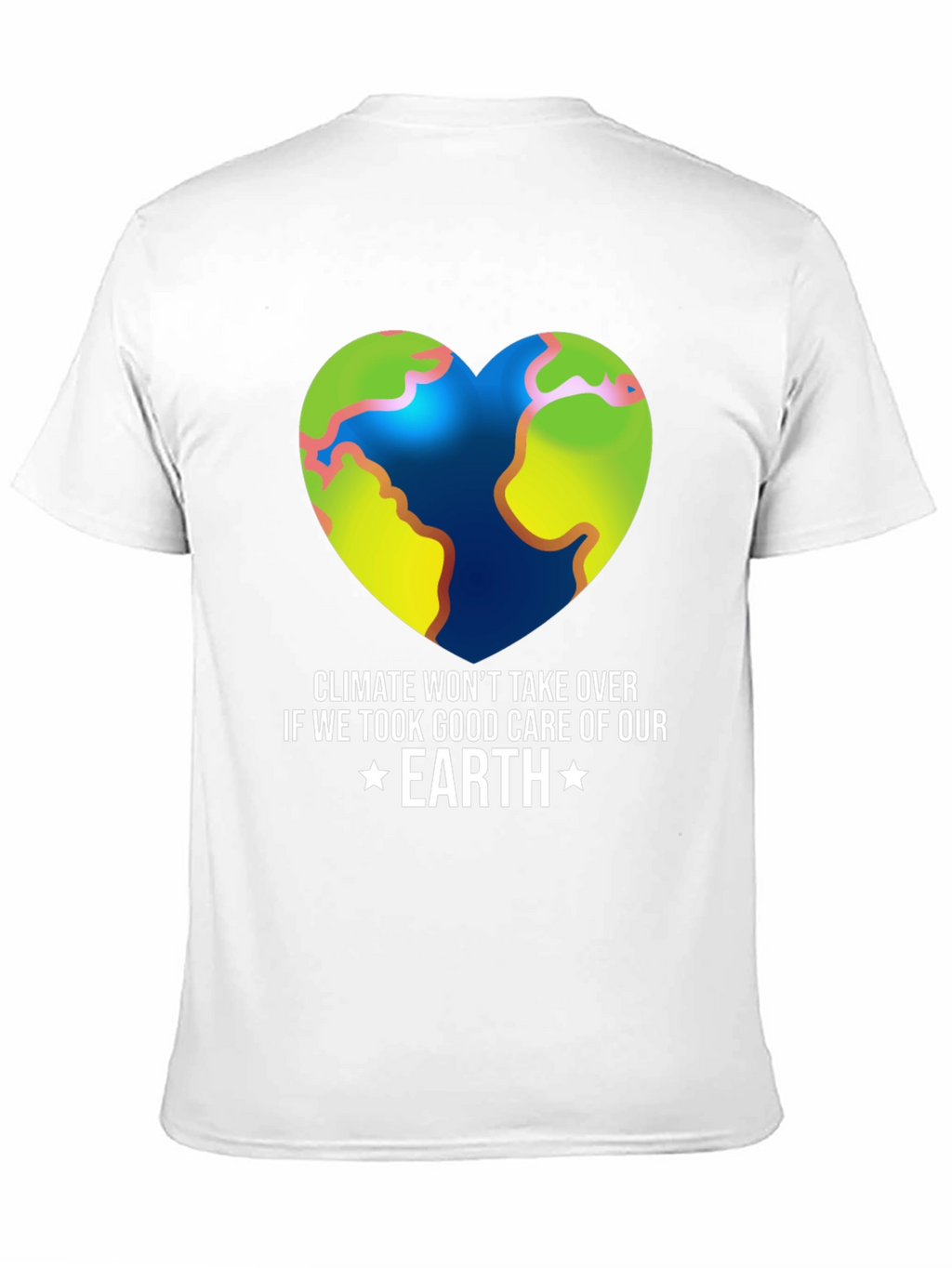 Climate Change Awareness Earth Graphic Tee