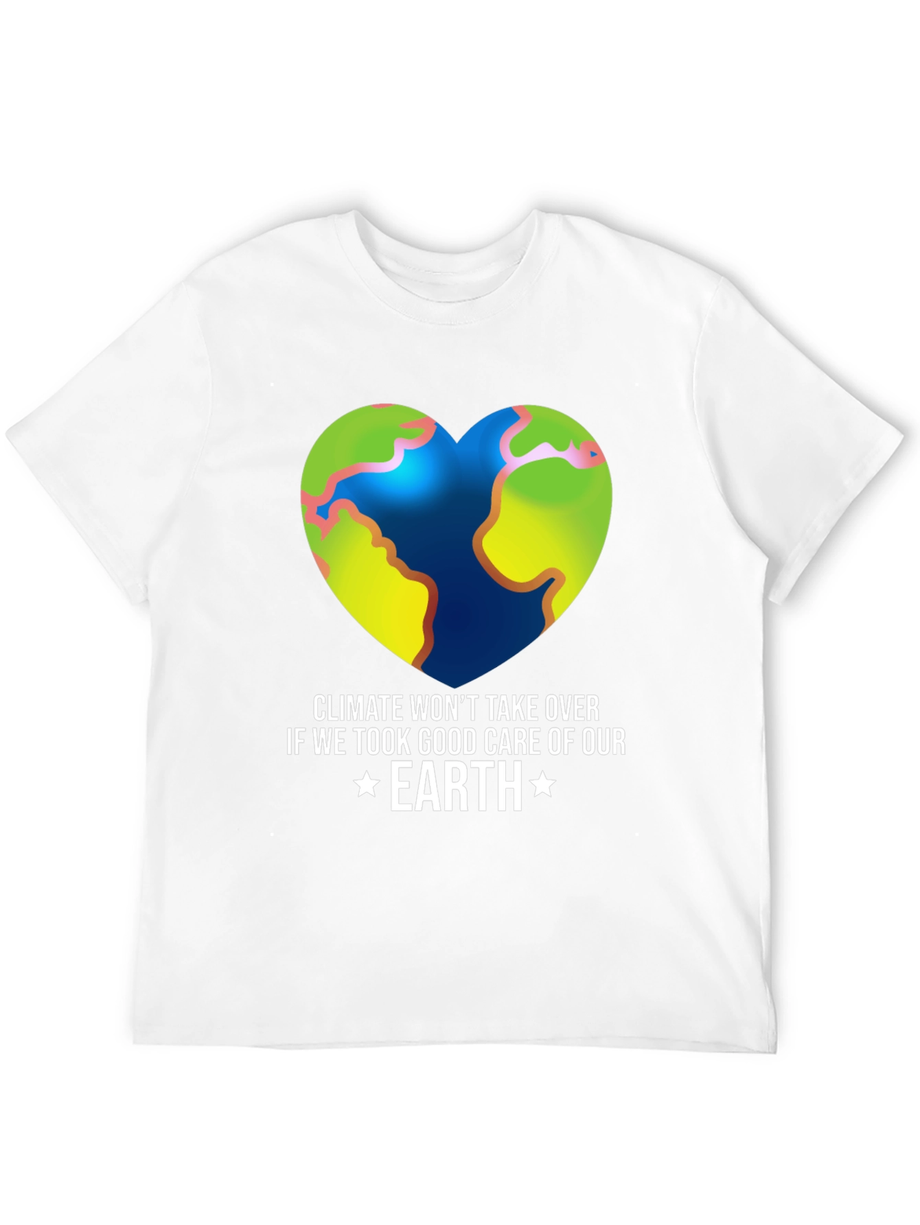 Climate Change Awareness Earth Graphic Tee