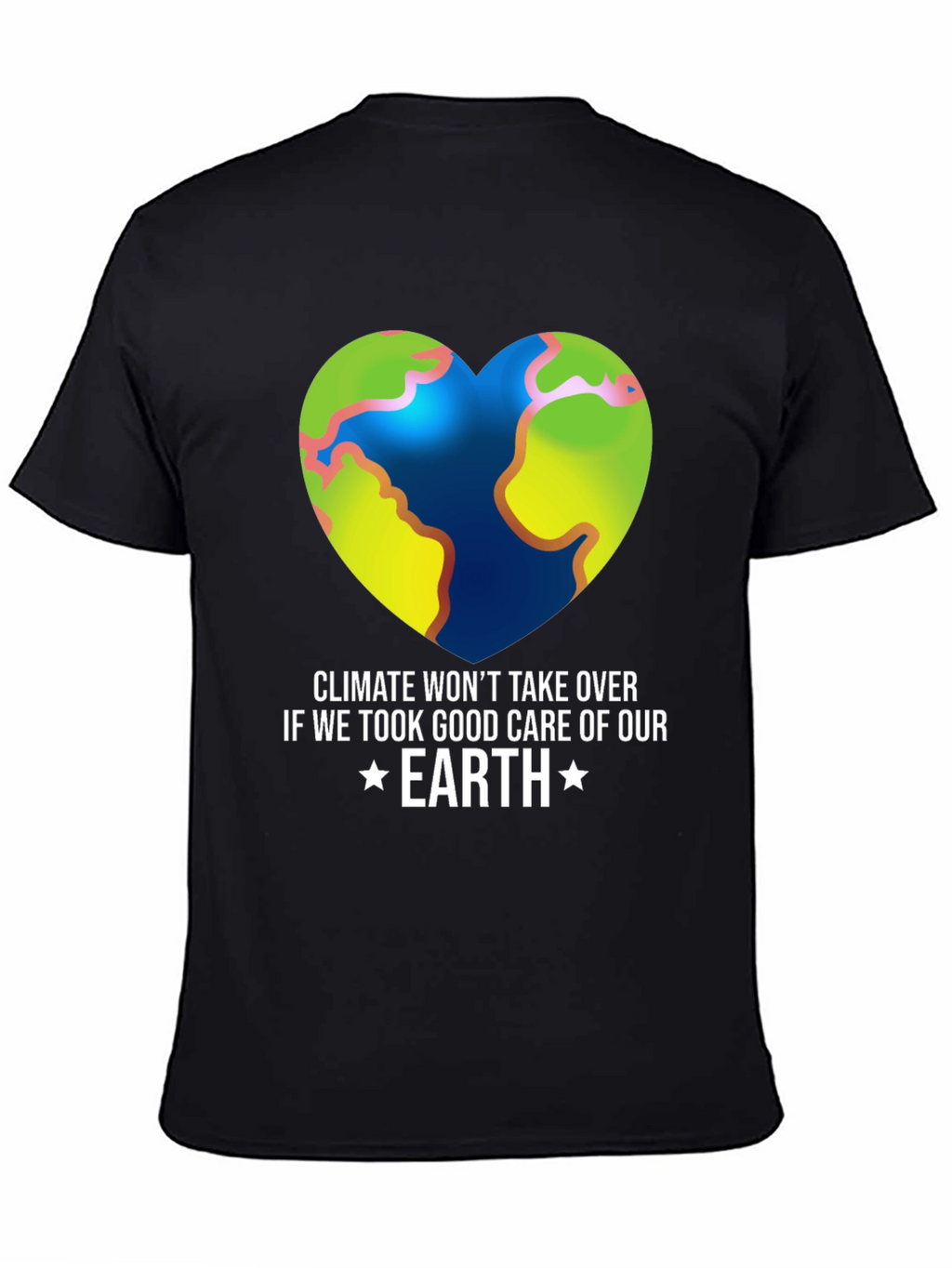 Climate Change Awareness Earth Graphic Tee