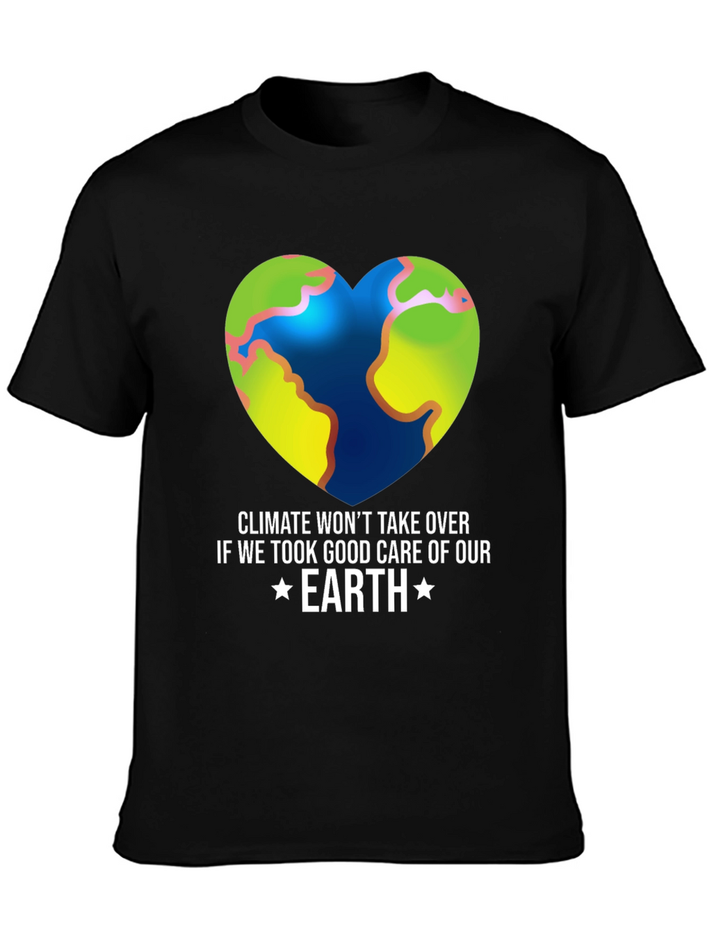 Climate Change Awareness Earth Graphic Tee