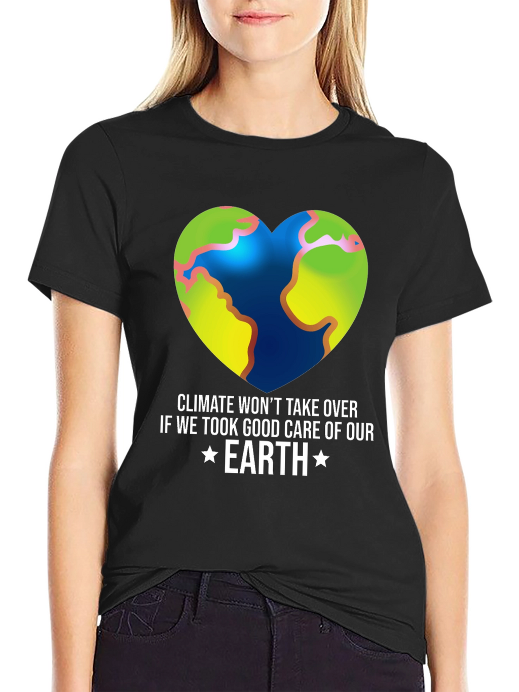 Climate Change Awareness Earth Graphic Tee