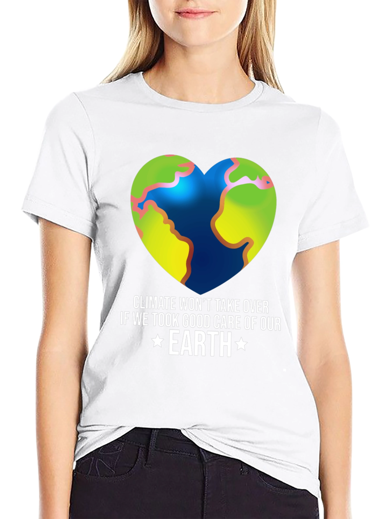Climate Change Awareness Earth Graphic Tee