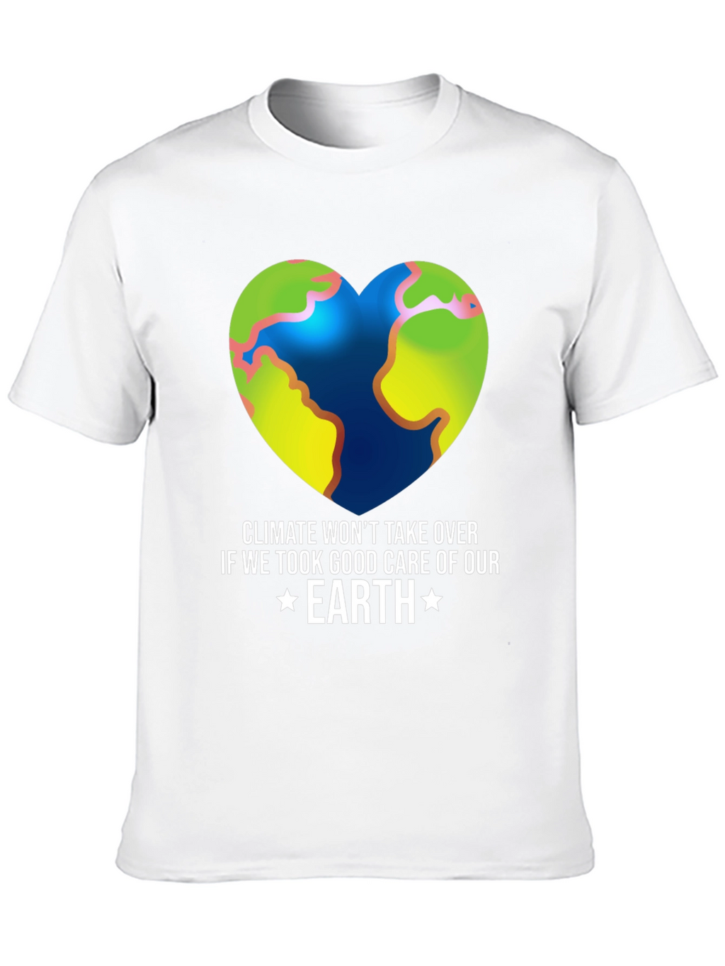 Climate Change Awareness Earth Graphic Tee