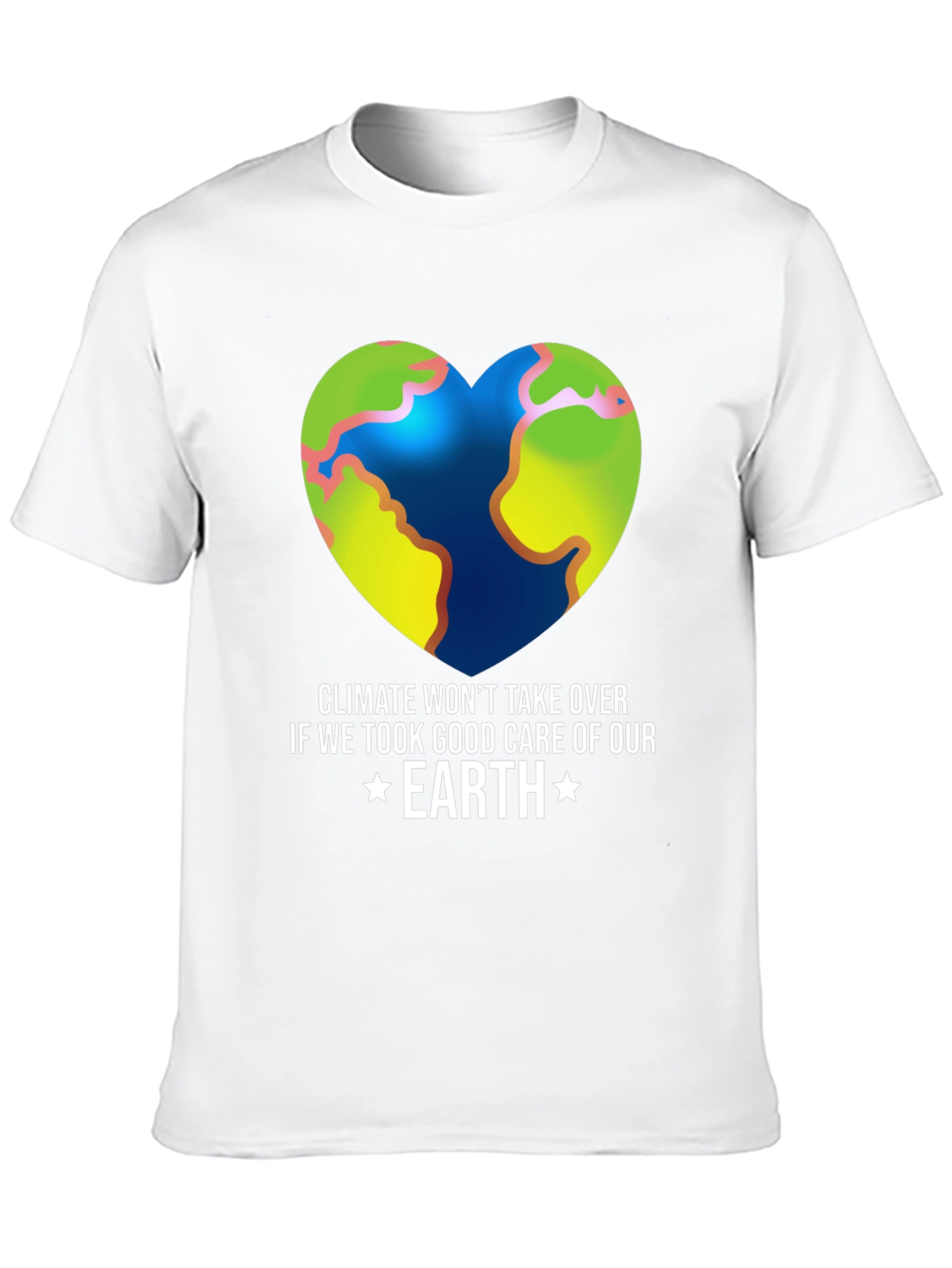 Climate Change Awareness Earth Graphic Tee