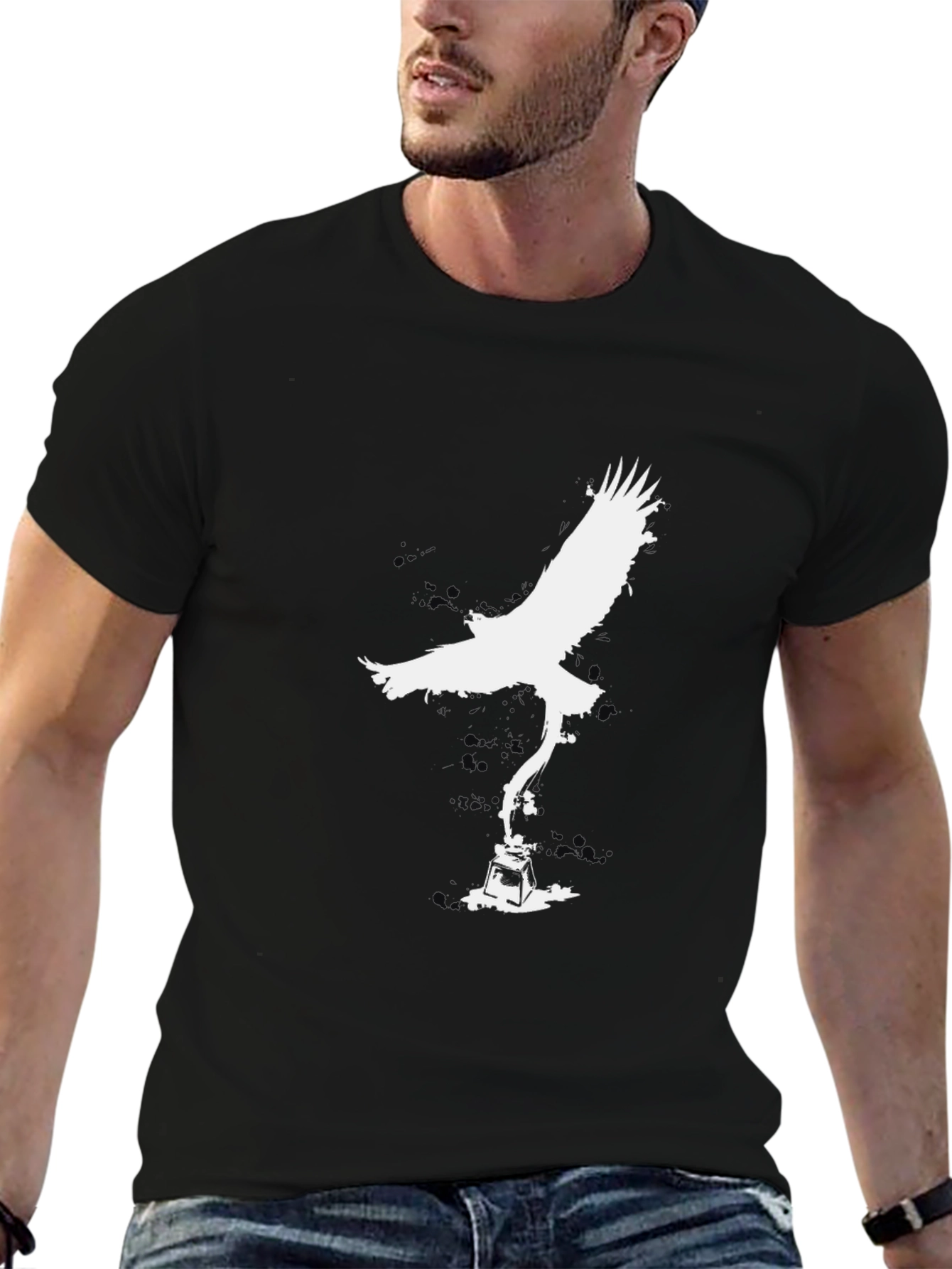 Eagle & Inkwell Graphic Tee - Mens Black T-Shirt