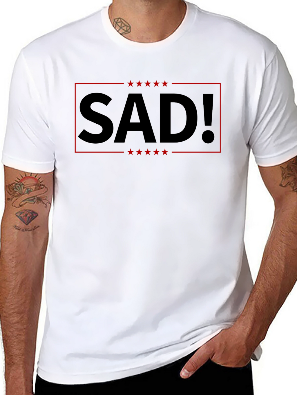 SAD! Graphic Tee - Political Statement T-Shirt