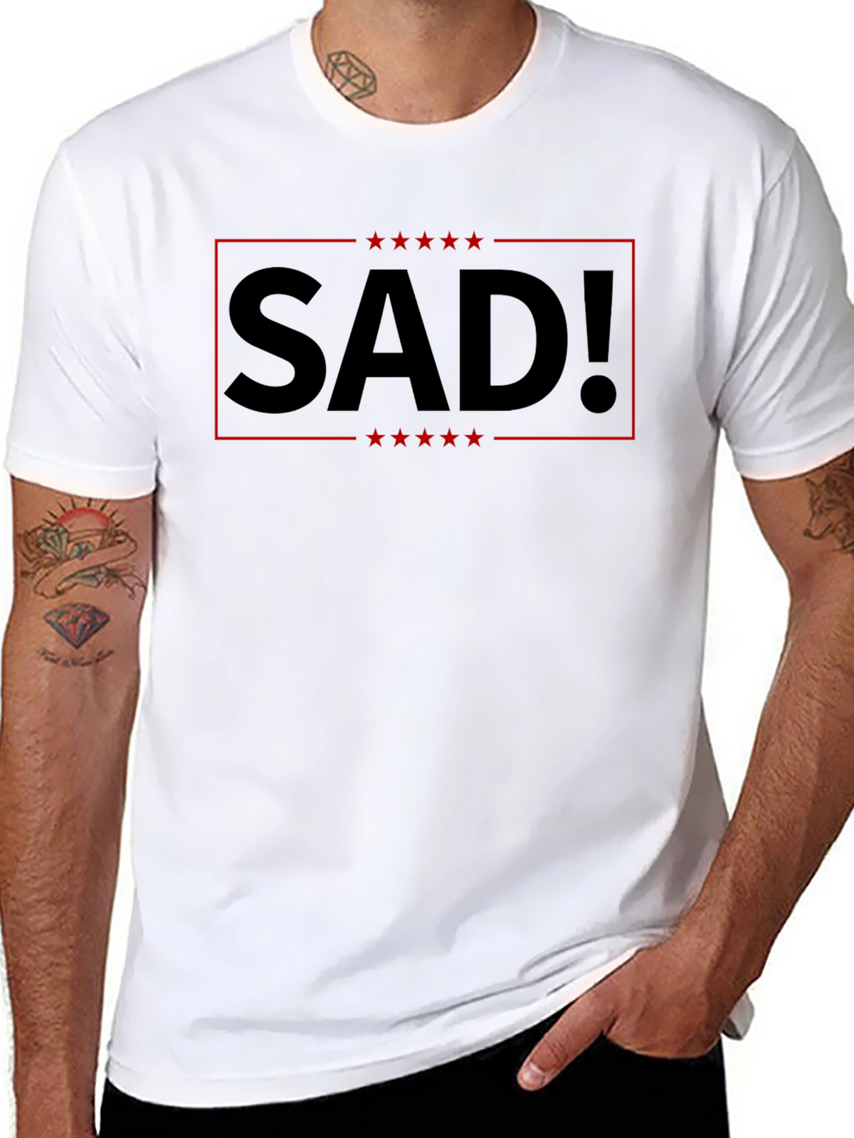 SAD! Graphic Tee - Political Statement T-Shirt