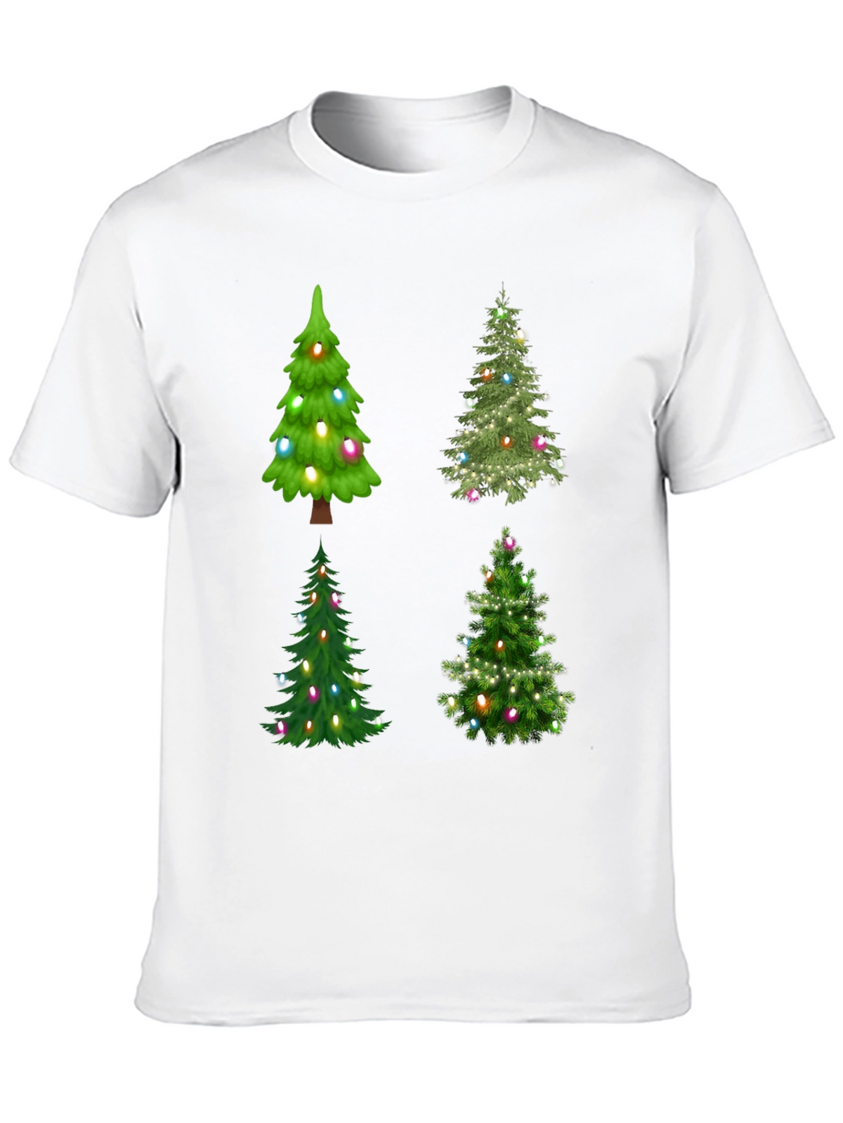 Christmas Trees T-Shirt Festive Holiday Tee