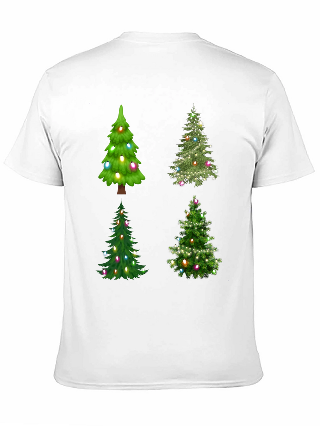 Christmas Trees T-Shirt Festive Holiday Tee