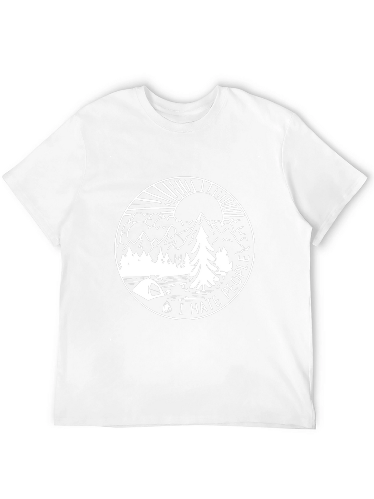 I Hate People Camping Graphic Tee