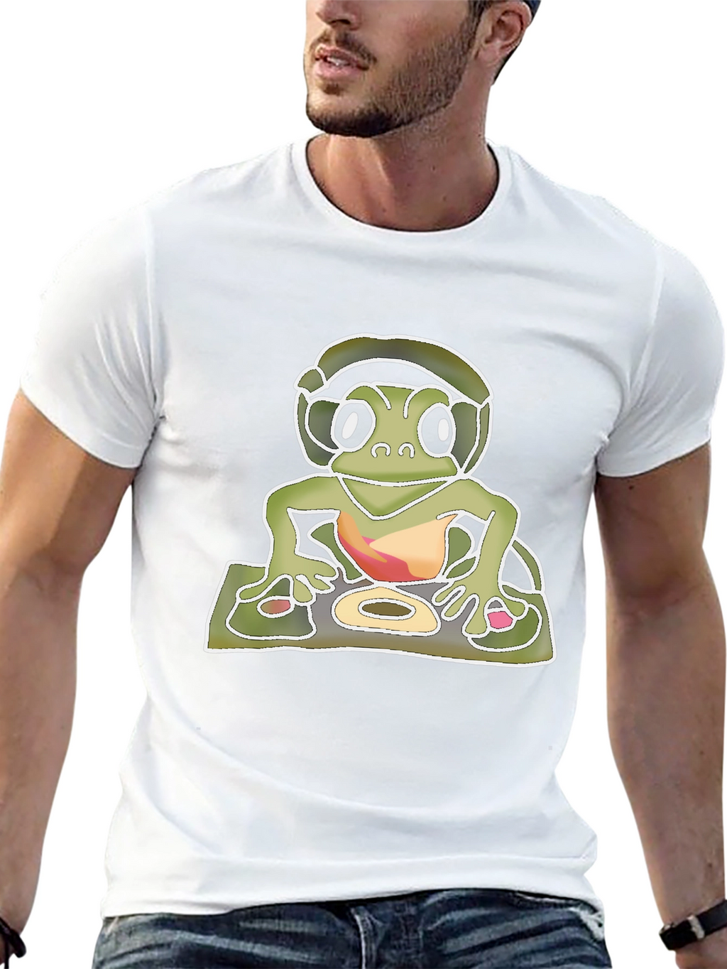 DJ Turtle Graphic T-Shirt - Cool & Unique Design