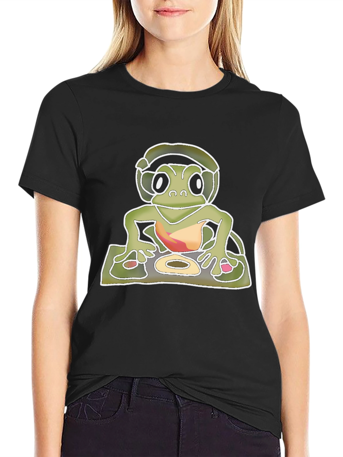 DJ Turtle Graphic T-Shirt - Cool & Unique Design