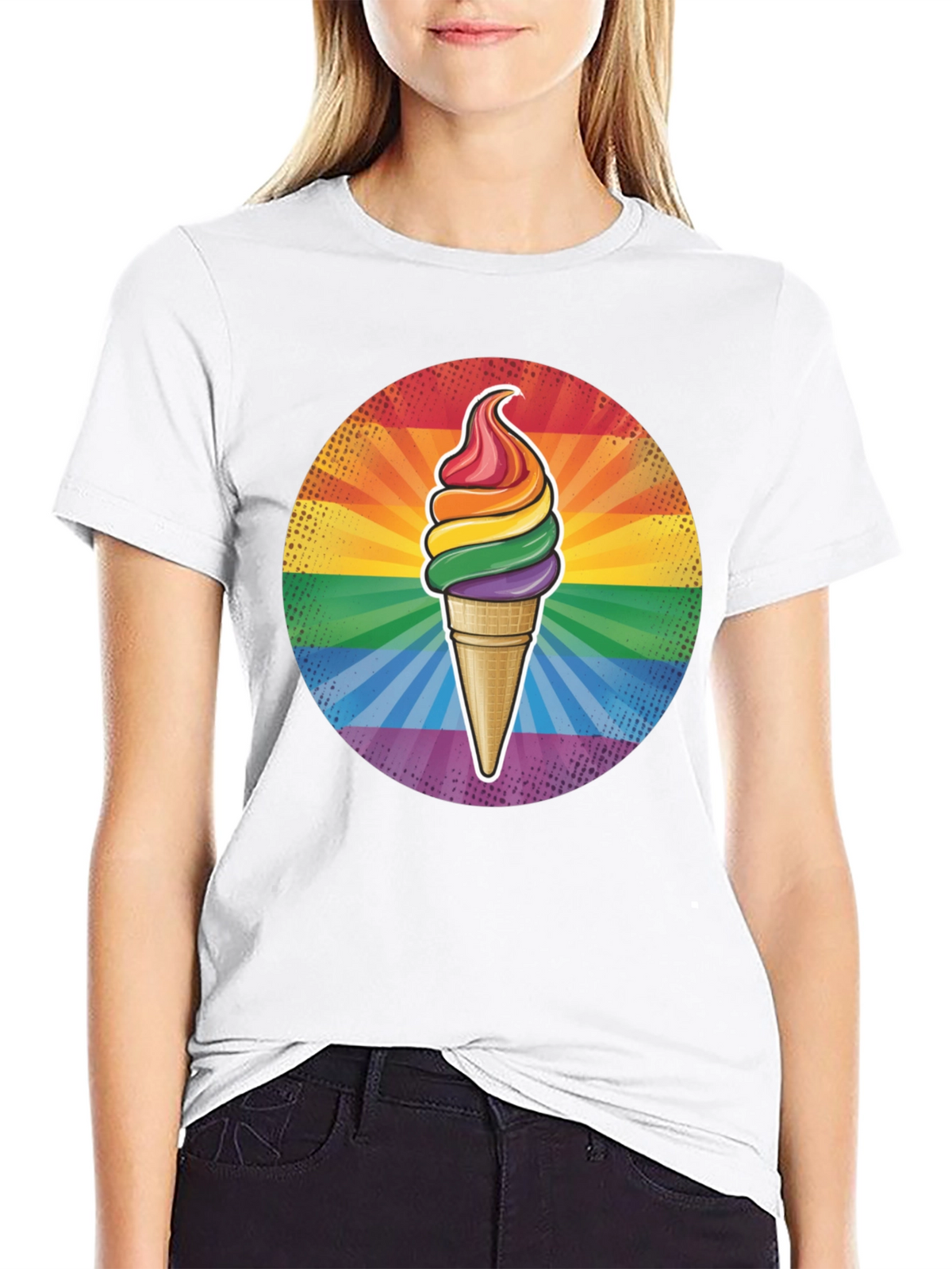 Pride Ice Cream Cone Tee