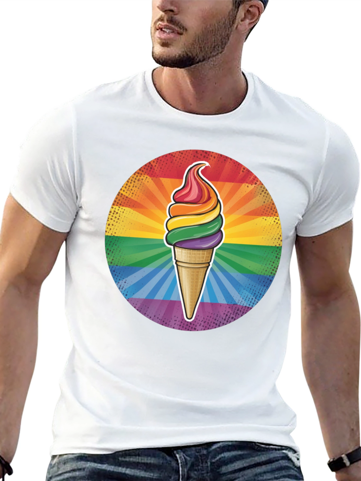 Pride Ice Cream Cone Tee