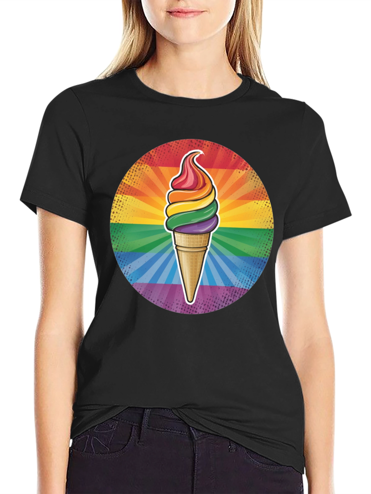 Pride Ice Cream Cone Tee