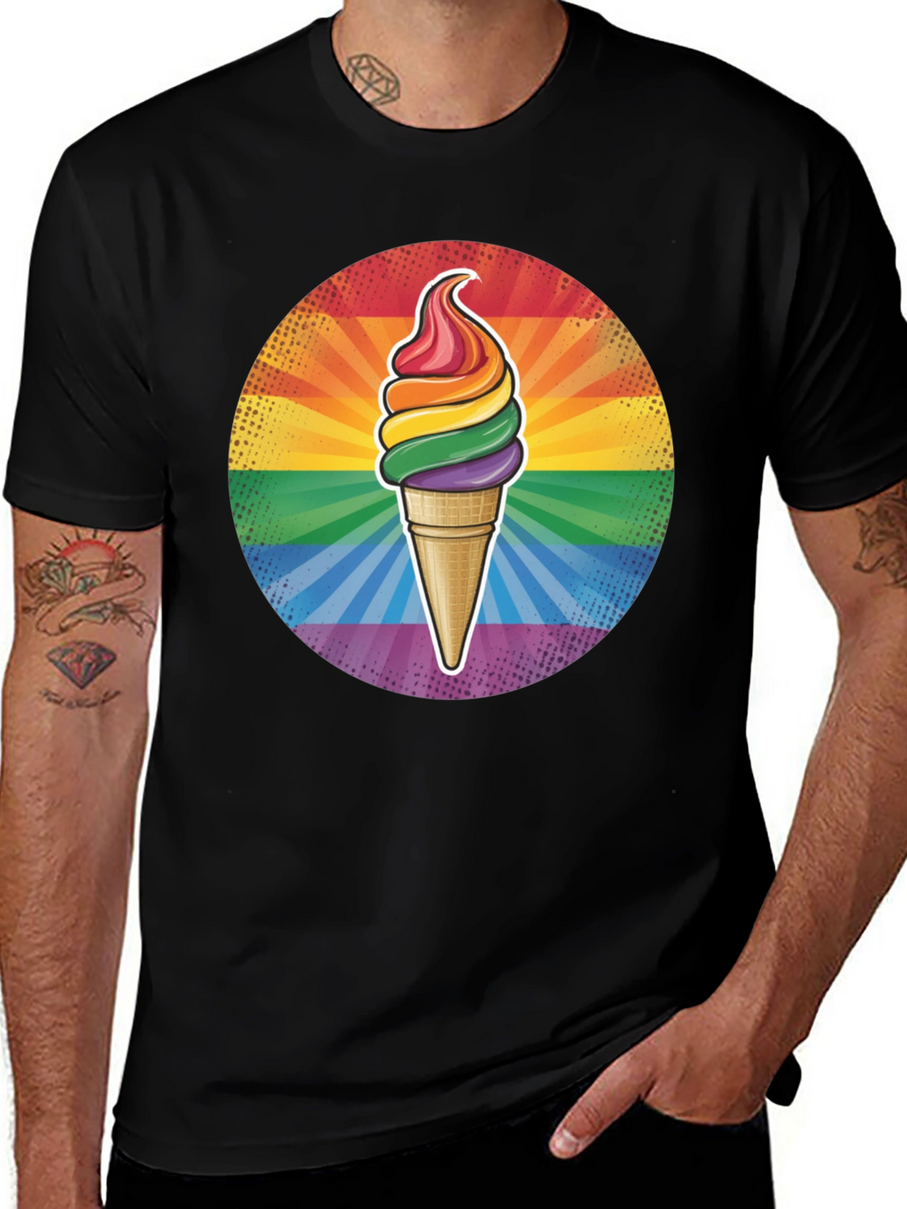 Pride Ice Cream Cone Tee