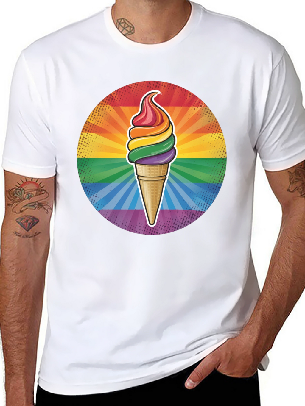 Pride Ice Cream Cone Tee