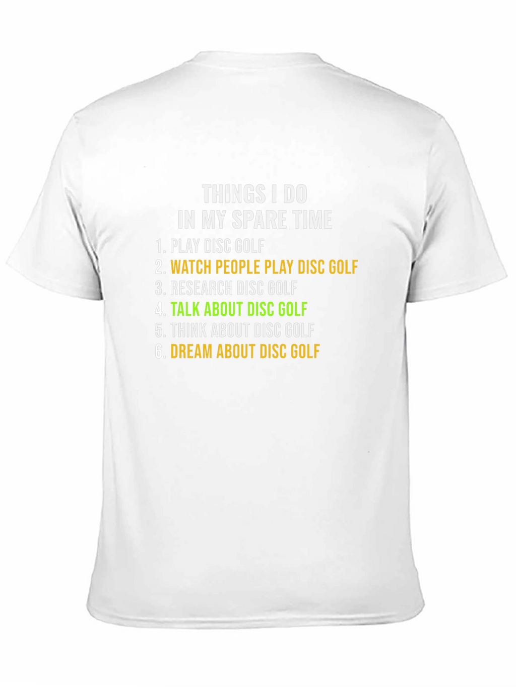 Disc Golf Spare Time Hobby T-Shirt