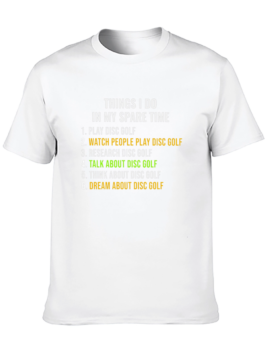 Disc Golf Spare Time Hobby T-Shirt
