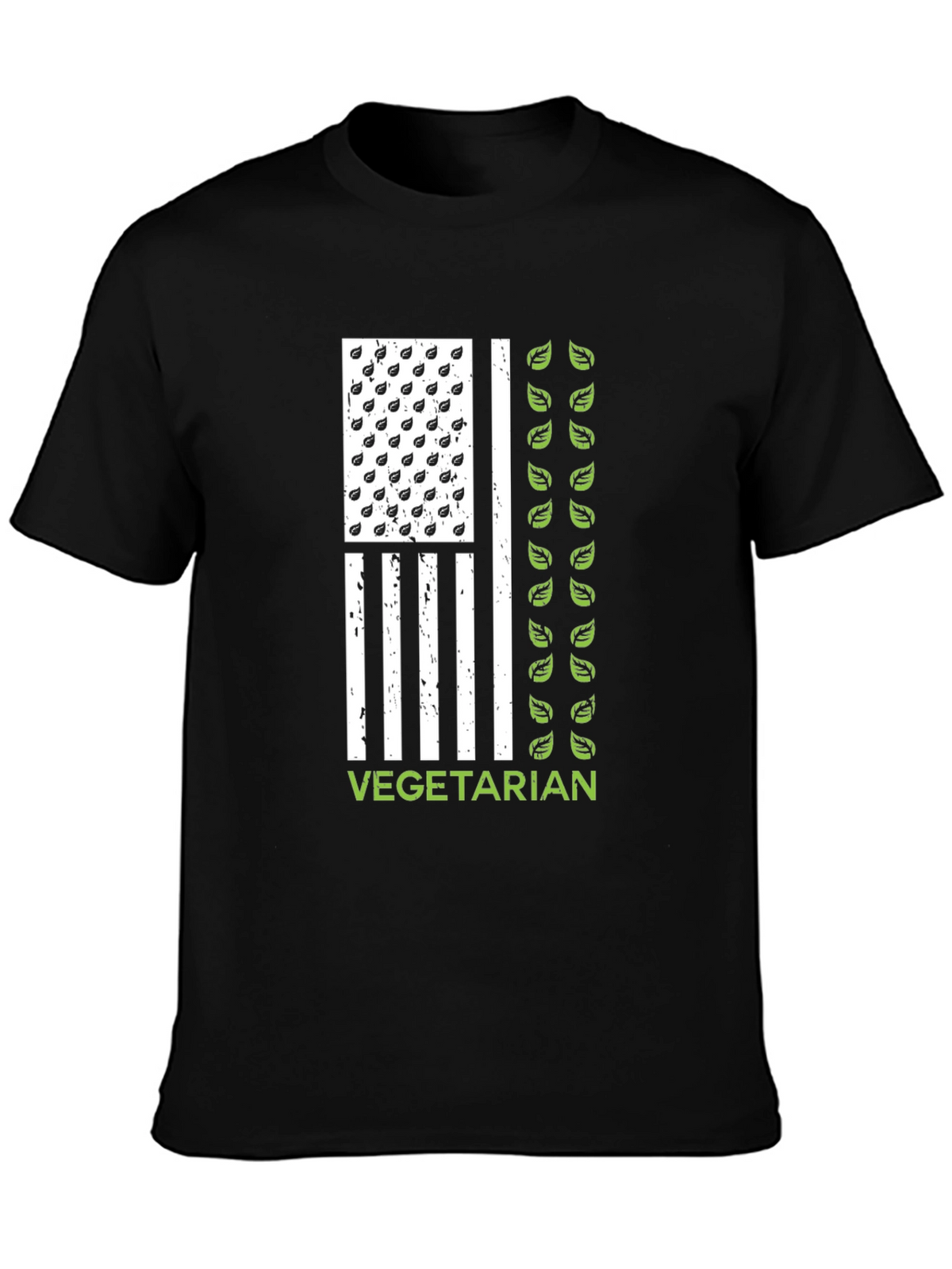 Vegetarian American Flag Graphic Tee