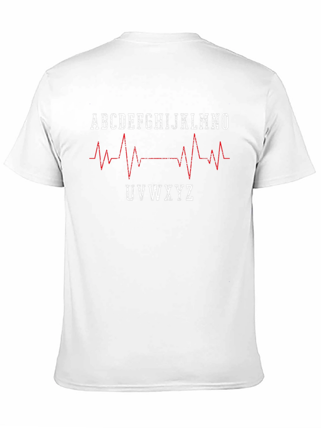 Heartbeat Alphabet T-Shirt - Medical Inspired Design