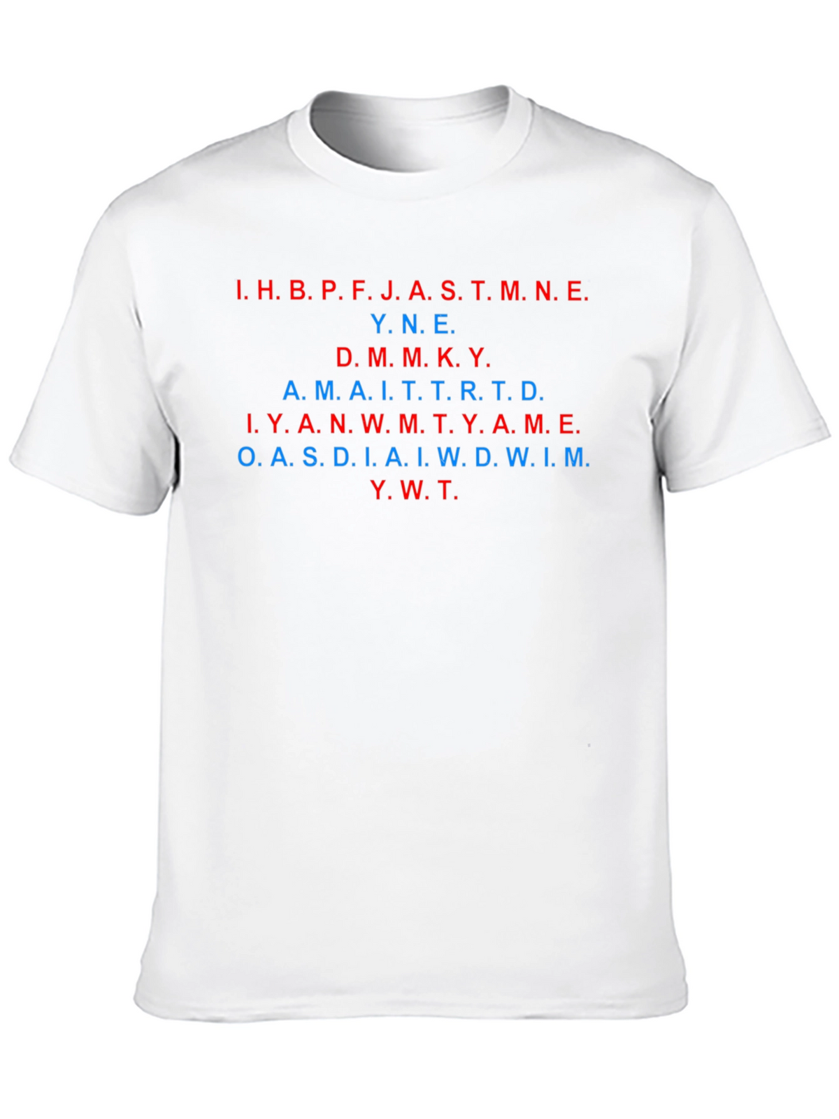 Secret Message Black T-Shirt - Read If You Can!