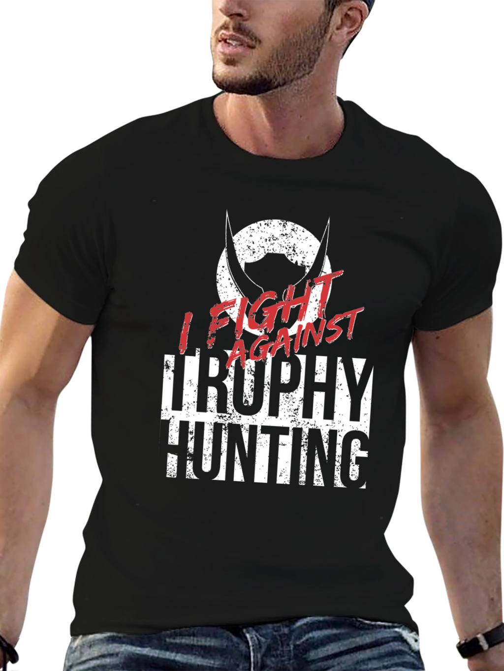 Fight Against Trophy Hunting Graphic Tee