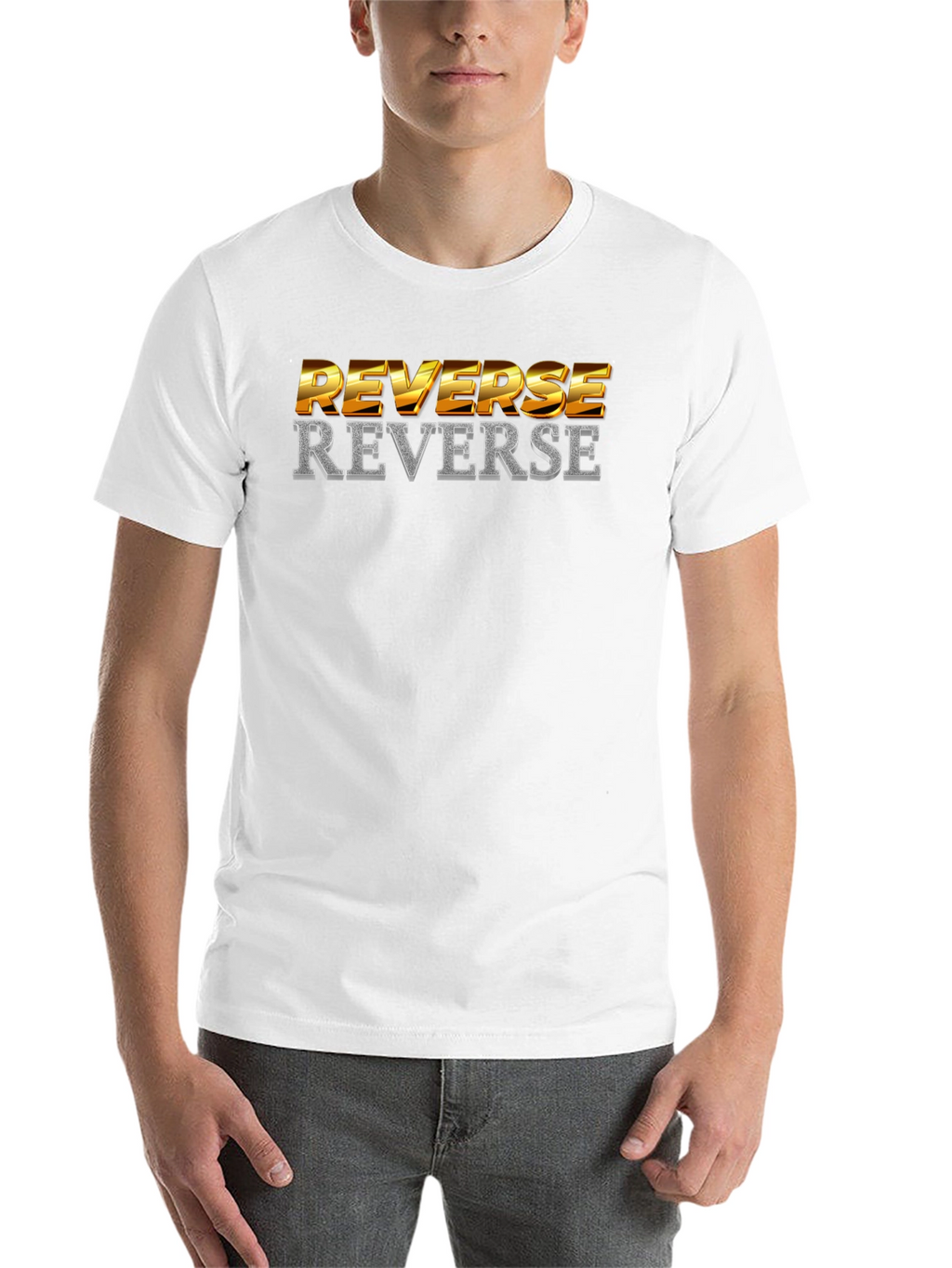 Reverse Graphic Tee - Black