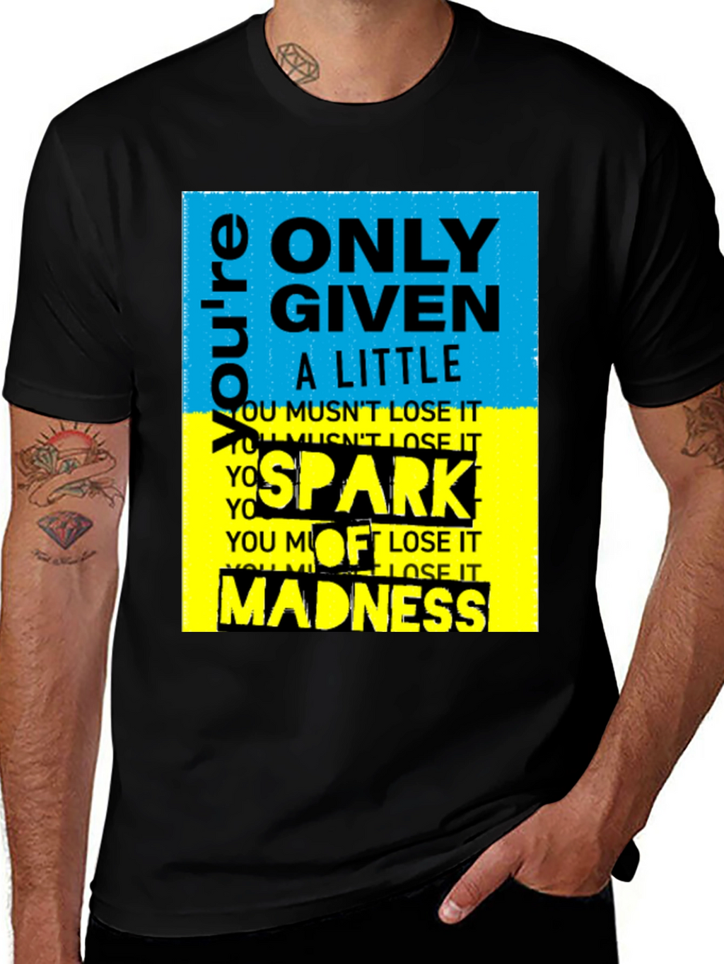 Madness Spark T-Shirt - Unique Graphic Tee