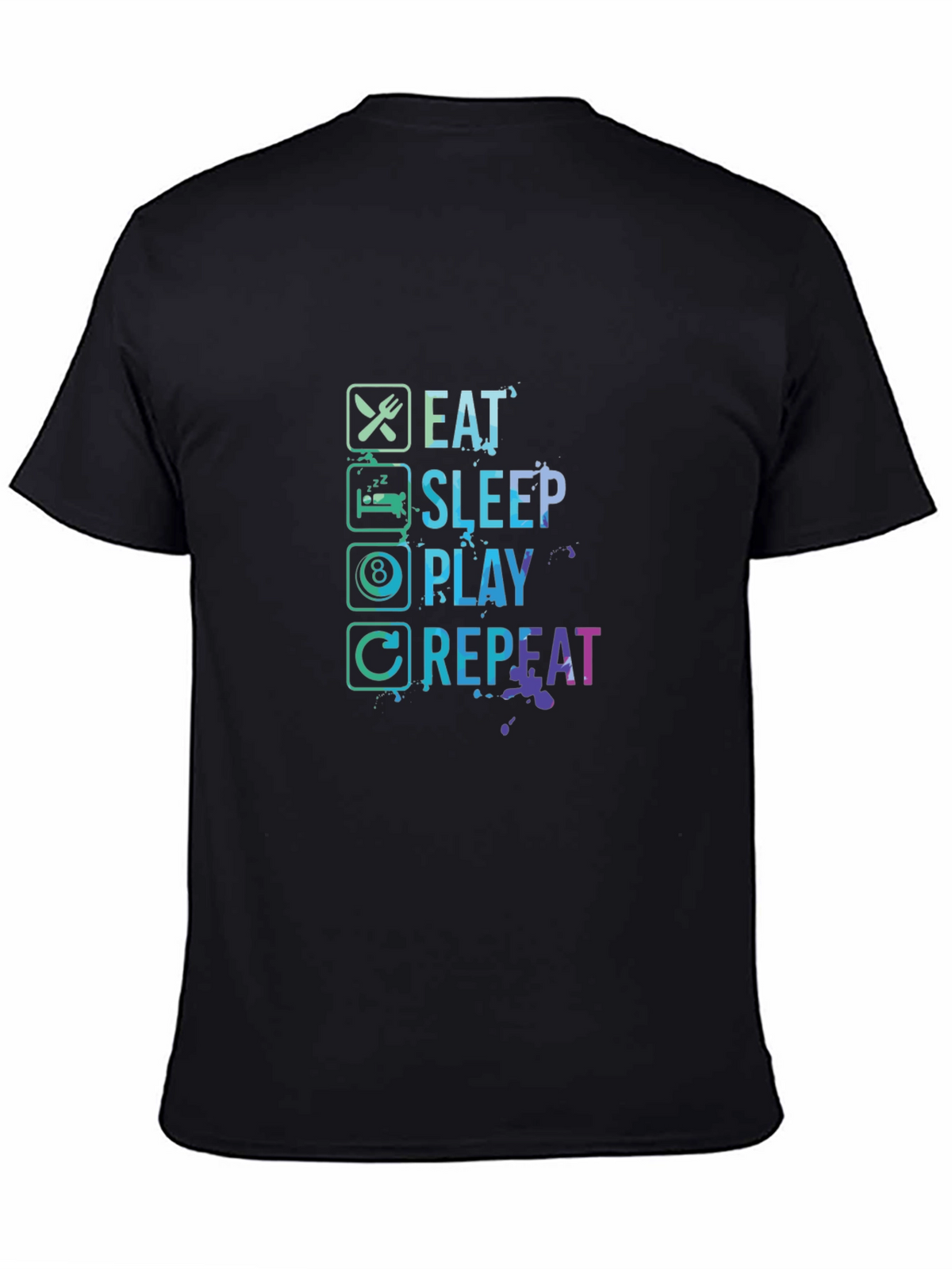 Eat Sleep Play Repeat Graphic Tee