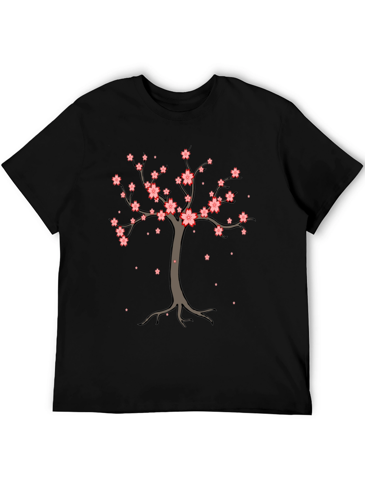 Cherry Blossom Tree Graphic Tee - Stylish Casual Wear