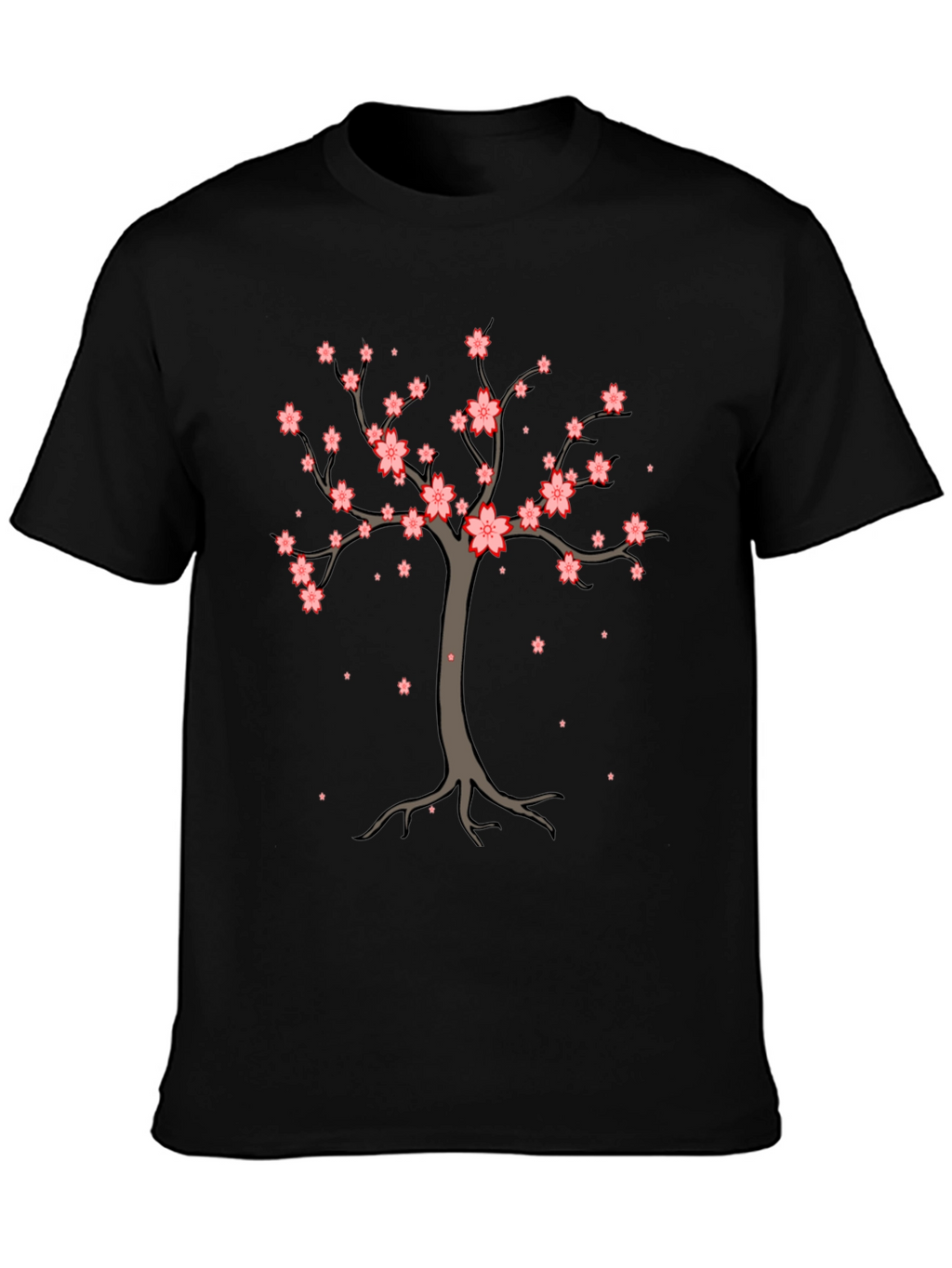 Cherry Blossom Tree Graphic Tee - Stylish Casual Wear