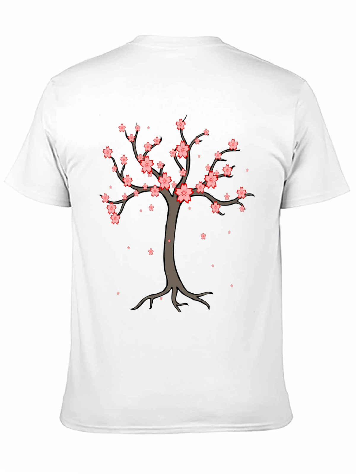 Cherry Blossom Tree Graphic Tee - Stylish Casual Wear