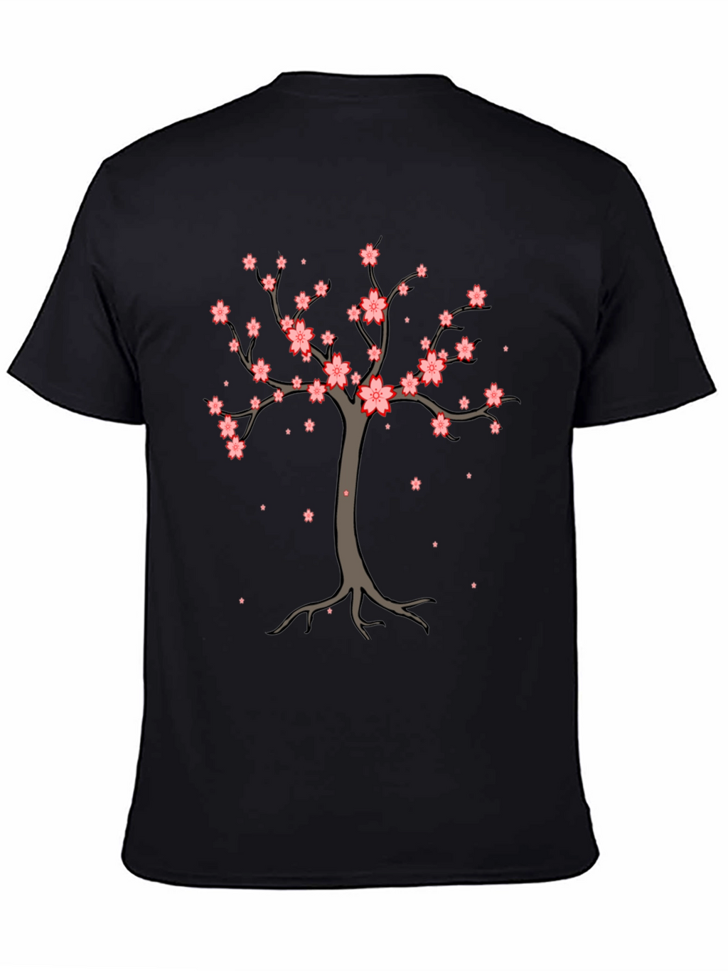 Cherry Blossom Tree Graphic Tee - Stylish Casual Wear