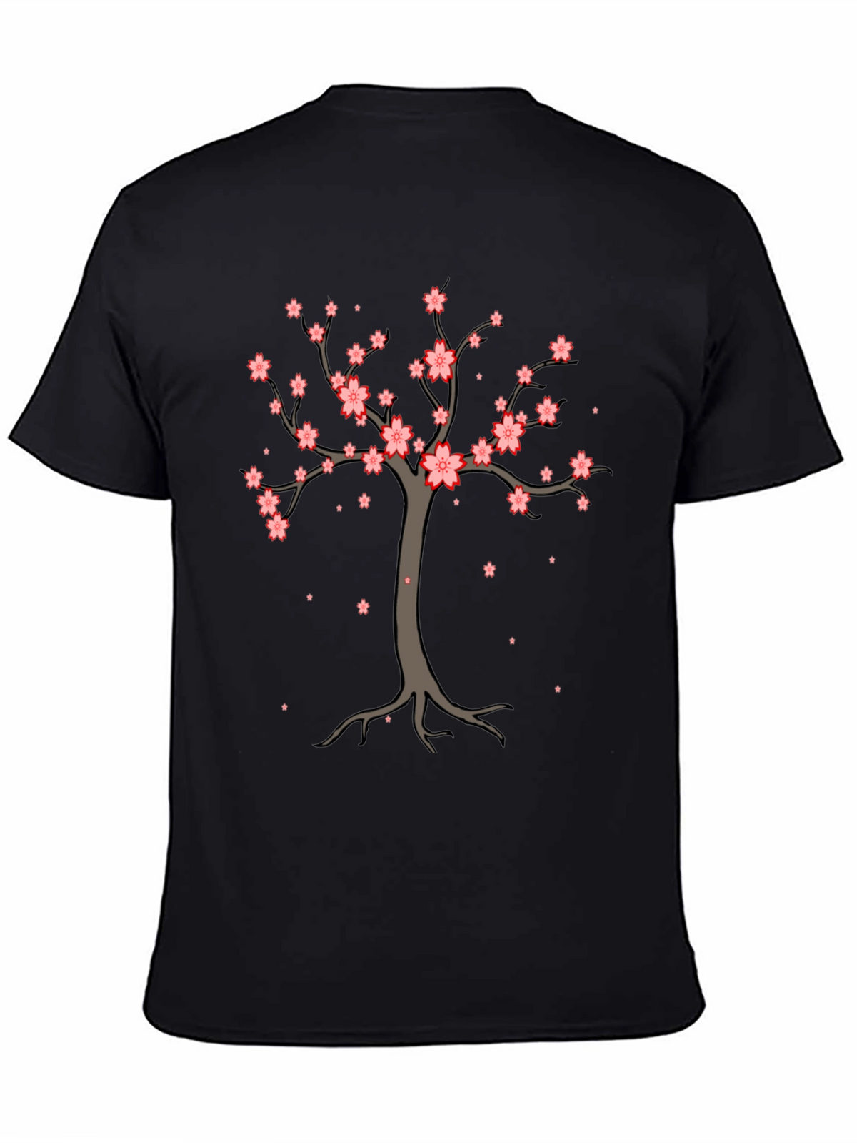 Cherry Blossom Tree Graphic Tee - Stylish Casual Wear