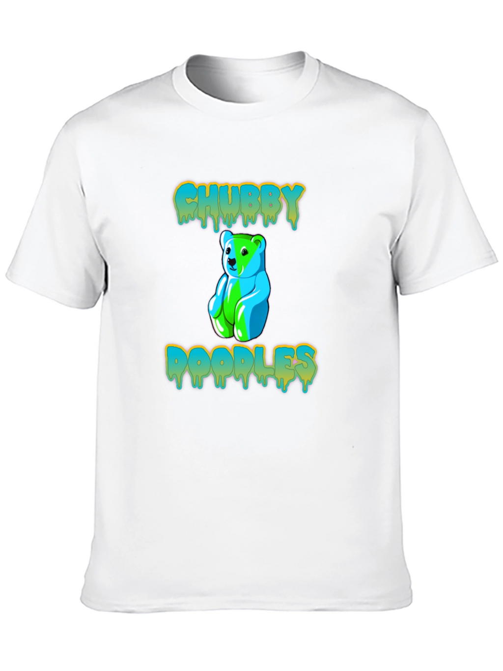 Chubby Doodles Gummy Bear Graphic T-Shirt