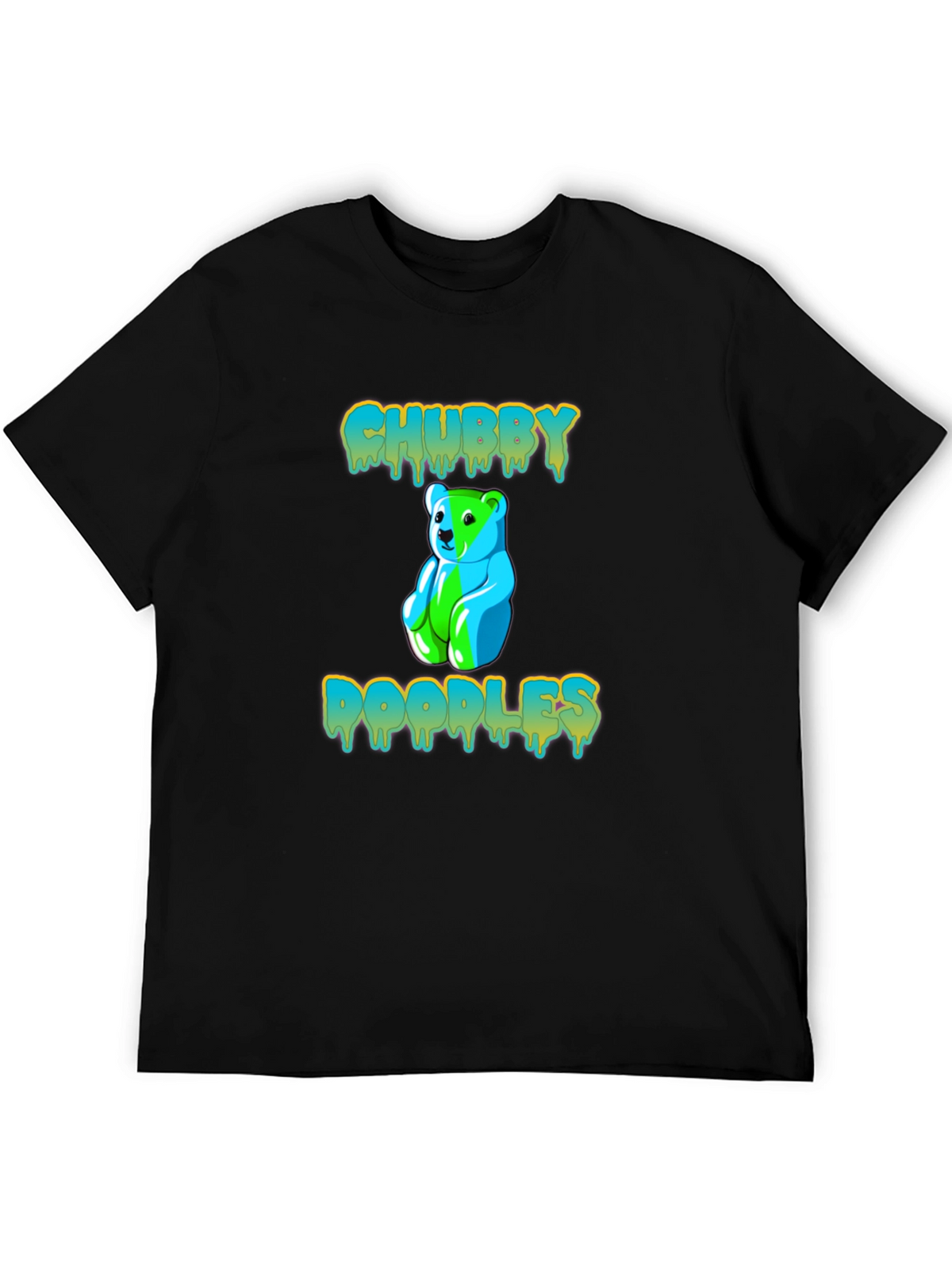 Chubby Doodles Gummy Bear Graphic T-Shirt