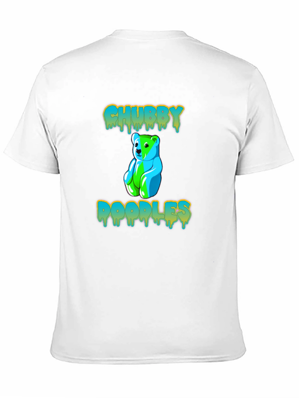 Chubby Doodles Gummy Bear Graphic T-Shirt