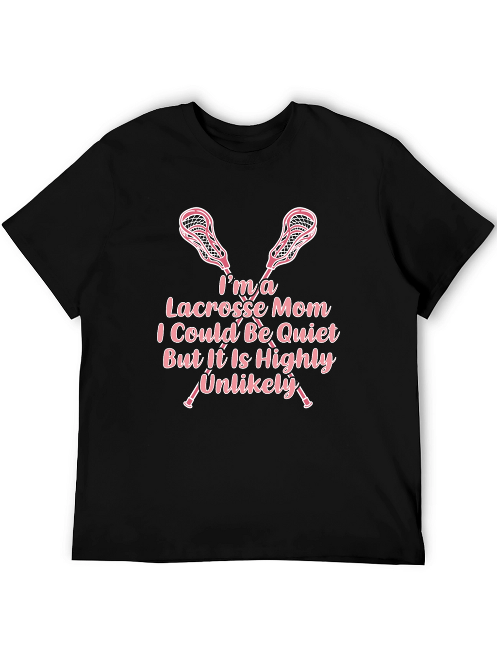 Lacrosse Mom Graphic T-Shirt - Sports Fan Apparel