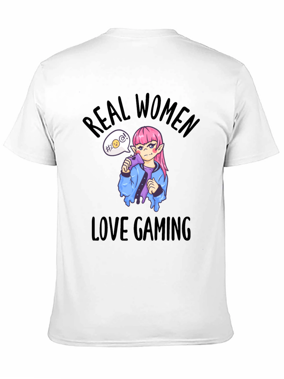 Real Women Love Gaming T-Shirt - Black