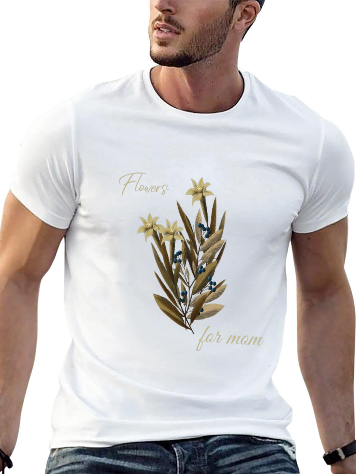 Flowers For Mom Graphic Tee